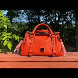 Small AWL Satchel in Persimmon